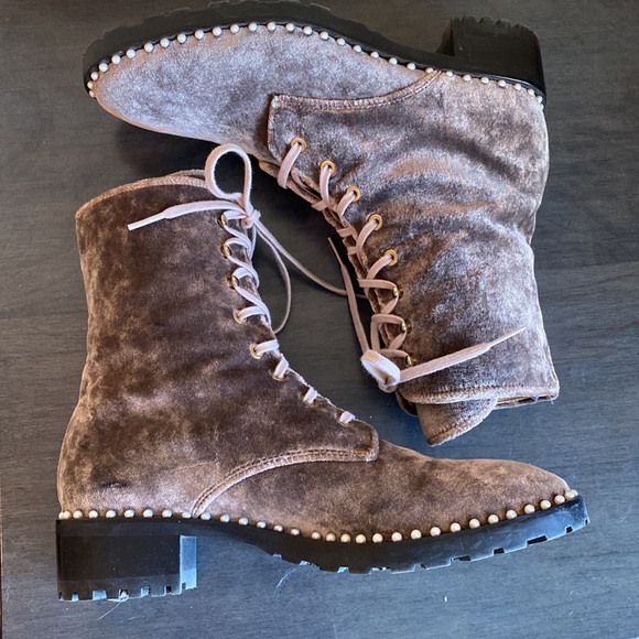 Stuart Weitzman Allie boot in Desert Rose - Picture 5 of 8